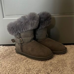 Gray Short Boots